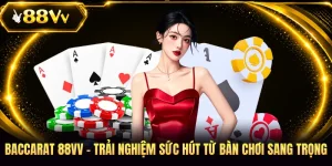 Baccarat 88VV - Trải Nghiệm Sức Hút Từ Bàn Chơi Sang Trọng