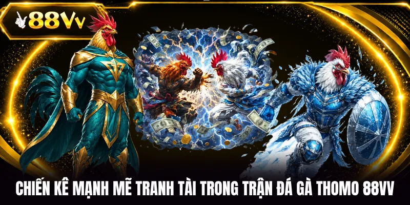 Chiến kê mạnh mẽ tranh tài trong trận đá gà Thomo 88VV