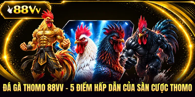 Đá Gà Thomo 88VV - 5 Điểm Hấp Dẫn Của Sàn Cược Thomo
