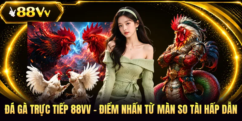 Đá Gà Trực Tiếp 88VV - Điểm Nhấn Từ Màn So Tài Hấp Dẫn