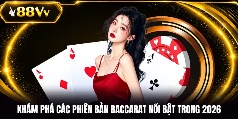 Khám phá các phiên bản Baccarat nổi bật trong 2026