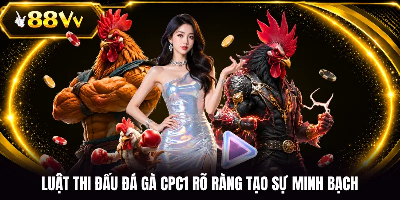 Luật thi đấu đá gà CPC1 rõ ràng tạo sự minh bạch