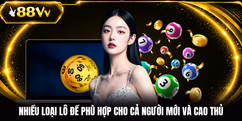 Nhiều loại lô đề phù hợp cho cả người mới và cao thủ