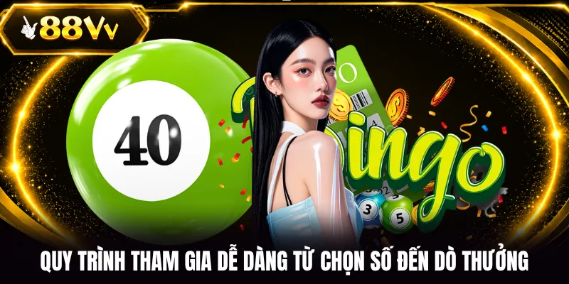 Quy trình tham gia dễ dàng từ chọn số đến dò thưởng