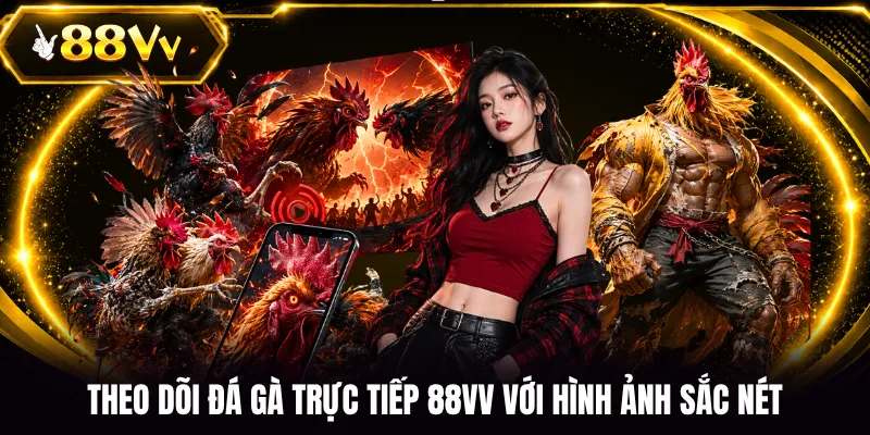 Theo dõi đá gà trực tiếp 88VV với hình ảnh sắc nét